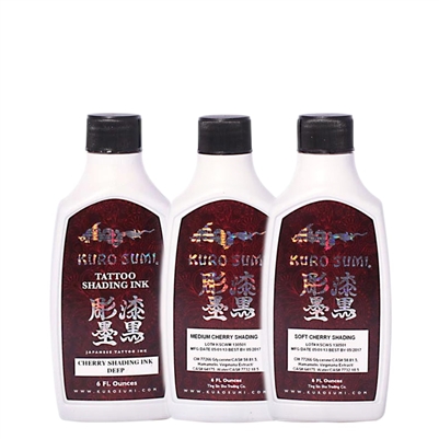 Kuro Sumi Cherry Shading 3-Bottle Set - 6oz