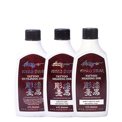 Kuro Sumi Greywash 3-Bottle Set - 6oz