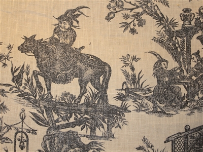 Chinoiserie toile graphite