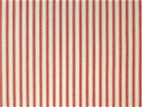 Woven ticking red