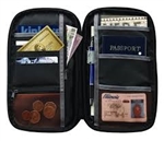 Ideal document organizer features compartments for ID, passport, travel documents, etc. Ideal of traveler that likes to have everything in one place and keep it safe with RFID protection.