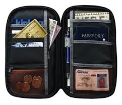 Ideal document organizer features compartments for ID, passport, travel documents, etc. Ideal of traveler that likes to have everything in one place and keep it safe with RFID protection.