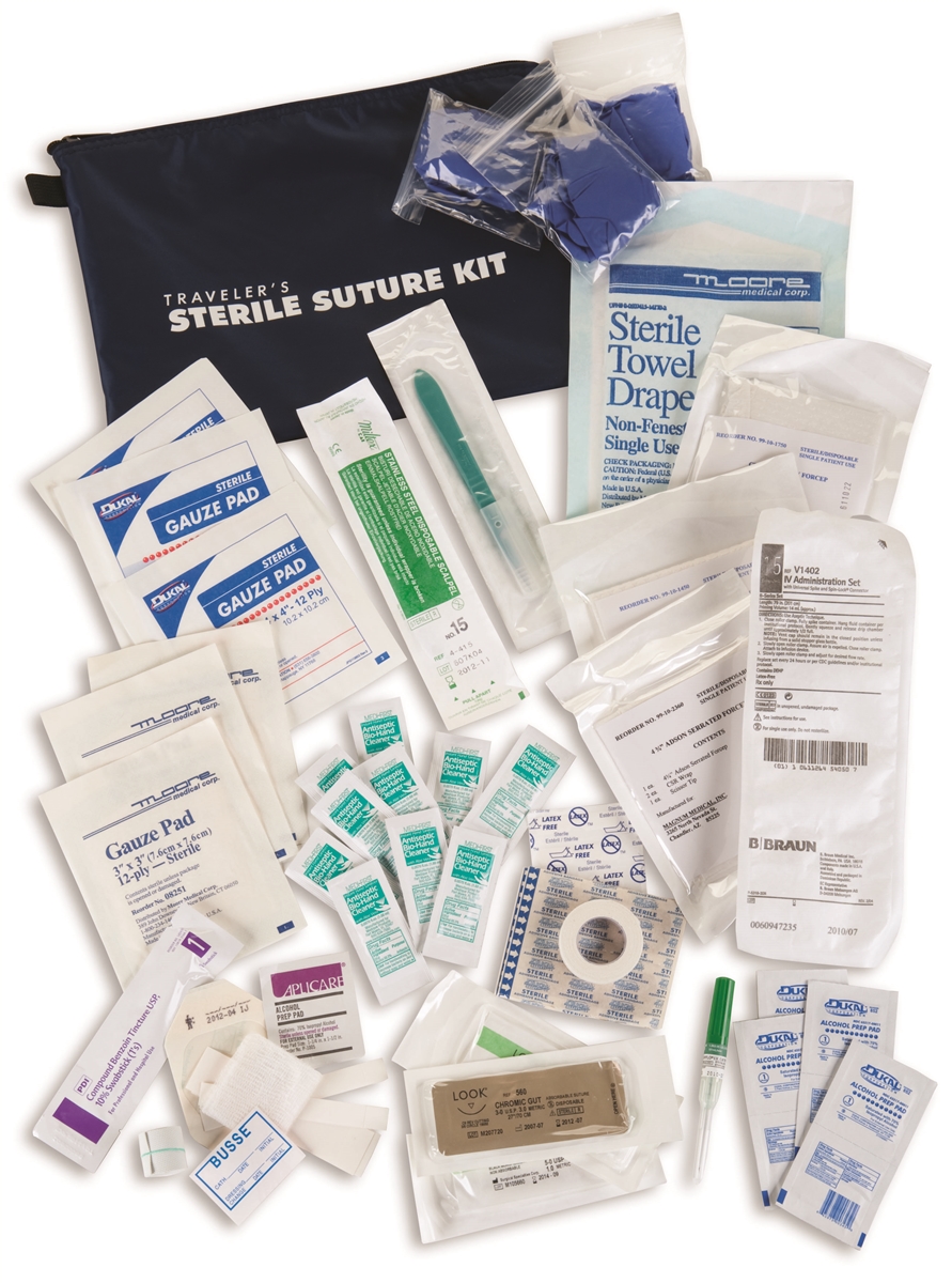 Travelers' Sterile Suture Kit