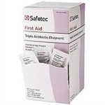 Triple Antibiotic Ointment - 100 Pack by Safetec