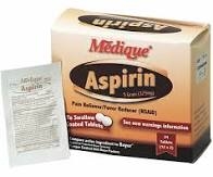 Aspirin Pain Reliever 12 Packs of 2 Tabs