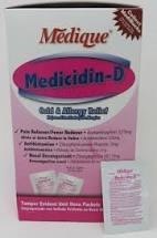 Medicidin-D Pack 50 Packs of 2 Tabs