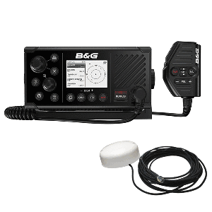 B&G V60-B VHF Marine Radio with DSC, AIS (Receive & Transmit) & GPS-500 GPS Antenna