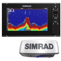 Simrad NSS9 evo3S Combo Radar Bundle with Halo20+