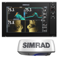 Simrad NSS12 evo3S Combo Radar Bundle with Halo20+