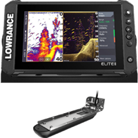 Lowrance Elite FS 9 Chartplotter/Fishfinder with Active Imaging 3-in-1 Transom Mount Transducer