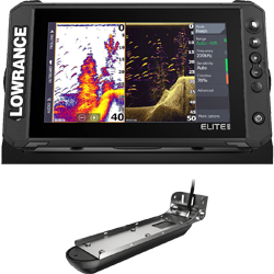 Lowrance Elite FS 9 Chartplotter/Fishfinder with Active Imaging 3-in-1 Transom Mount Transducer