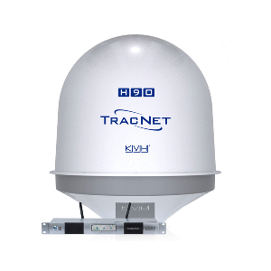 KVH TracNet H90 Ku-Band Antenna with TracNet Hub