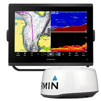 Garmin GPSMAP 1243xsv Combo GPS/Fishfinder GN+ with GMR 18HD+
