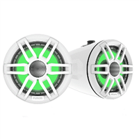 Fusion XS Series - 6.5" Marine Wake Tower Speakers with RGB - White