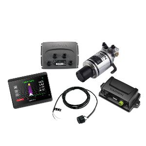 Garmin Compact Reactor 40 Hydraulic Autopilot with GHC50 Display & 1 Liter Pump for Up to 10 cubic inch Steering Cylinder