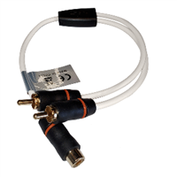 Fusion RCA Cable Splitter - 1 Female to 2 Male - 1'