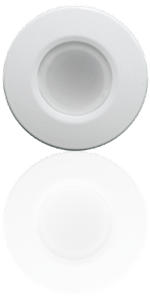 Lumitec Orbit - Flush Mount Down Light - White Finish - 4 Color Blue/Red/Purple/White Non Dimming