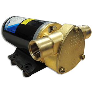 Jabsco Ballast King Bronze DC Pump with Reversing Switch - 15 GPM, 22610-9507