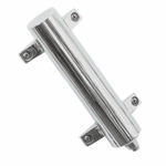 Lee's Stainless Steel Heavy Duty Bulkhead Mount with Swivel Base - Extra Long 2.25" O.D. X 14.5" Tube