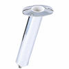 Lee's 15 Deg Stainless Steel Swivel Base Flush Mount Rod Holder - Medium - 2" O.D. X 6.5" Tube for Small Bent Butts