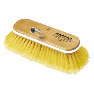 Shurhold 10" Deck Brush Medium Yellow Polystyrene