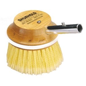 Shurhold 5" Round Brush Soft Yellow Polystyrene