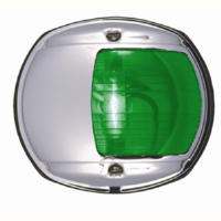 Perko LED Side Light 12V Green with Chrome Plated Brass 0170MSDDP3