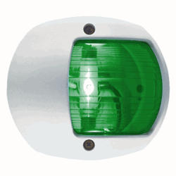 Perko LED Side Light 12V Green with White Plastic 0170WSDDP3
