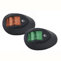 Perko LED Side Lights 24V Red / Green with Black Housing 0602DP2BLK