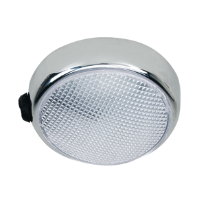 Perko Surface Mount LED Dome Light with On/Off Chrome 1356DP0CHR