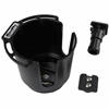 Scotty 311 Drink Holder with Bulkhead/Gunnel Mount & Rod Holder Post Mount, Black 311-Bk