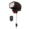 Golight Gobee Stanchion Mount Searchlight with Wireless Remote Black