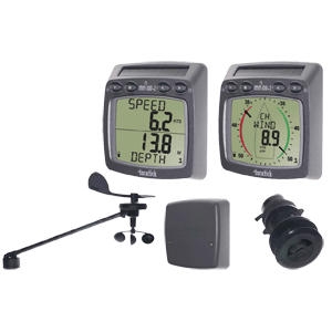 Raymarine Wireless Speed Depth Wind System with Triducer T108-916