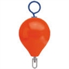 Polyform Mooring Buoy with Iron 17" Diameter White Blue Stripe