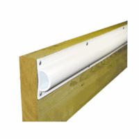 Dock Edge Standard D PVC Profile 16Ft Roll, White, 1190-F