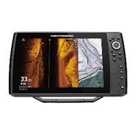 Humminbird HELIX 12 CHIRP MEGA Side Imaging Si+ GPS Fishfinder with Transom Transducer G4N