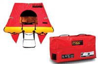 Revere Coastal Elite 4 Person Life Raft, Valise Bag