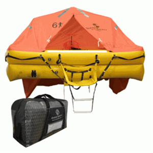 Revere UltraLite 6V, ISO9650 1 Liferaft, 6 Person Valise Bag