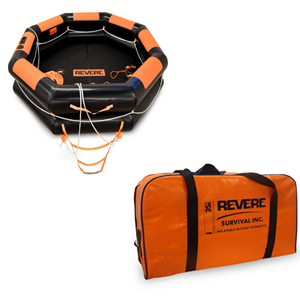 Revere IBA 10 Person Liferaft Valise, USCG Approved