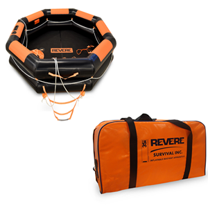 Revere IBA 6 Person Liferaft Valise, USCG Approved