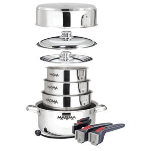 Magma Nestable 10 Piece Induction Cookware A10-360L-IND