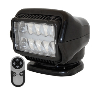 Golight LED Stryker Searchlight with Wireless Handheld Remote - Permanent Mount - Black