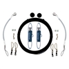 Rupp Single Rigging Kit with Klickers, Black Mono 160' CA-0110-MO