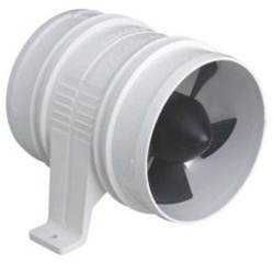 Attwood Turbo 4000 Series II In-Line Blower, 12V, White 1747-4