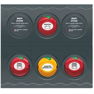 BEP Battery Management Contour Connect Panel for Twin Engines with VSR's