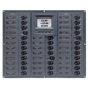 BEP Millennium Series DC Circuit Breaker Panel with Digital Meters, 32SP DC12V