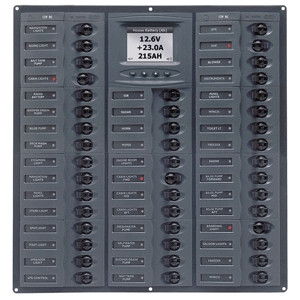 BEP Millennium Series DC Circuit Breaker Panel with Digital Meters, 44SP DC12V