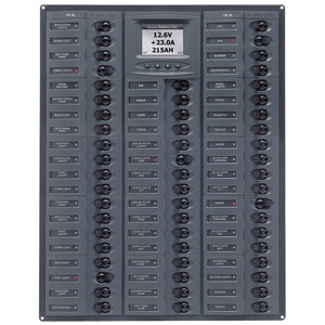 BEP Millennium Series DC Circuit Breaker Panel with Digital Meters, 56SP DC12V