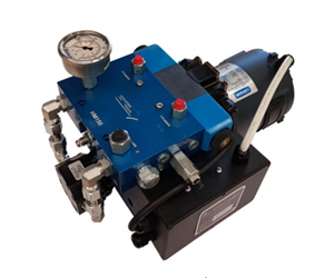Accu-Steer Hydraulic Power Unit HPU150-12-LV 2 speed Continous Running Pumpset with 0.75 GPM Pump with Soft Shift Valve
