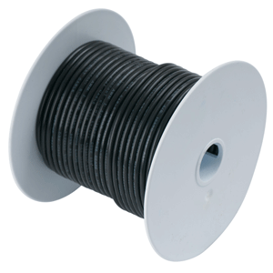 Ancor Black 250' 10 Awg Tinned Copper Wire, 108025